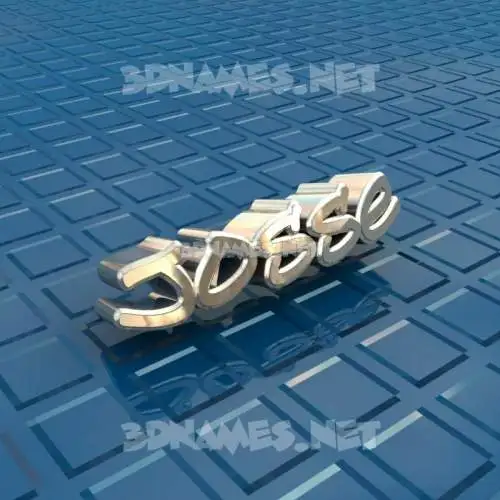 josse in Blue Bling style - 3D name wallpaper
