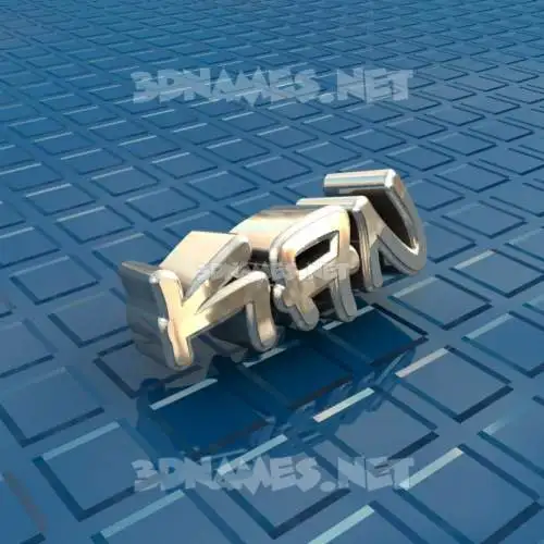 kan in Blue Bling style - 3D name wallpaper kan in Blue Bling style - 3D name wallpaper