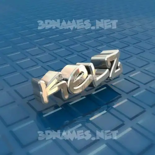 kelz in Blue Bling style - 3D name wallpaper kelz in Blue Bling style - 3D name wallpaper