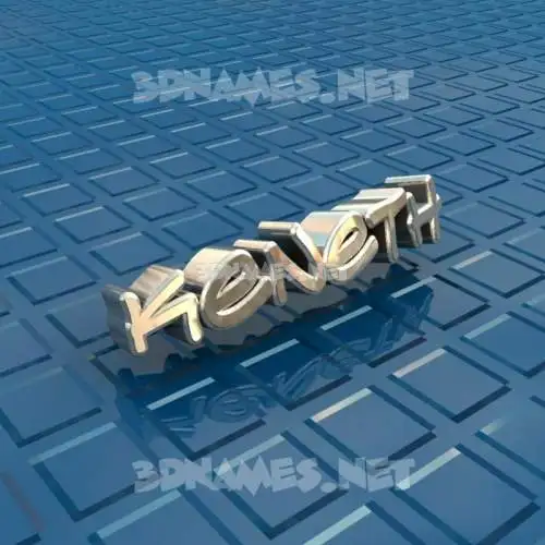 keneth in Blue Bling style - 3D name wallpaper keneth in Blue Bling style - 3D name wallpaper