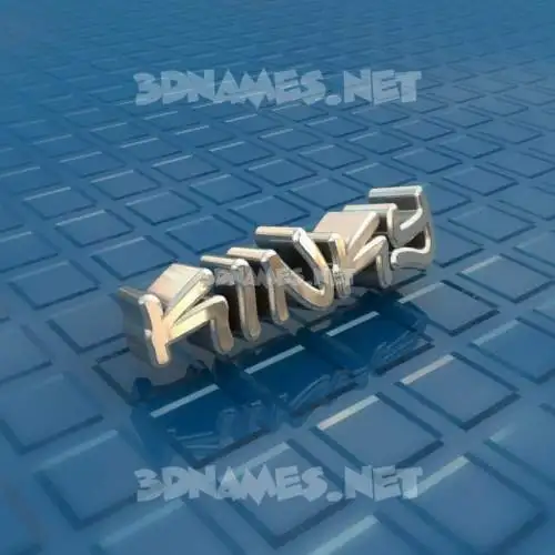 kinky in Blue Bling style - 3D name wallpaper kinky in Blue Bling style - 3D name wallpaper
