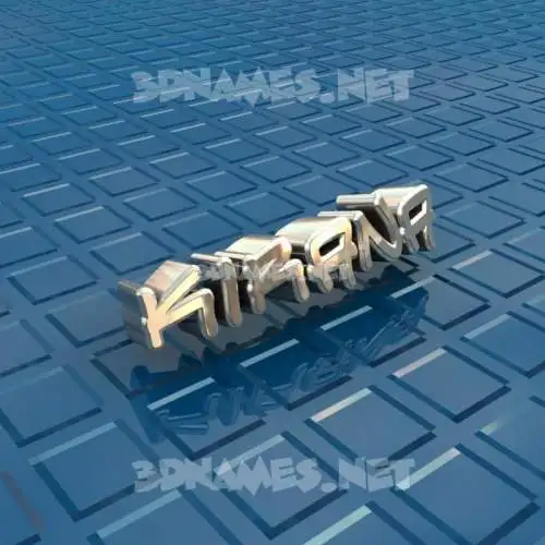 kirana in Blue Bling style - 3D name wallpaper kirana in Blue Bling style - 3D name wallpaper