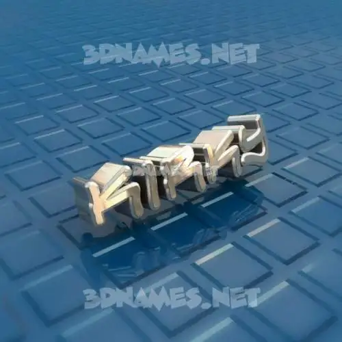 kirky in Blue Bling style - 3D name wallpaper kirky in Blue Bling style - 3D name wallpaper