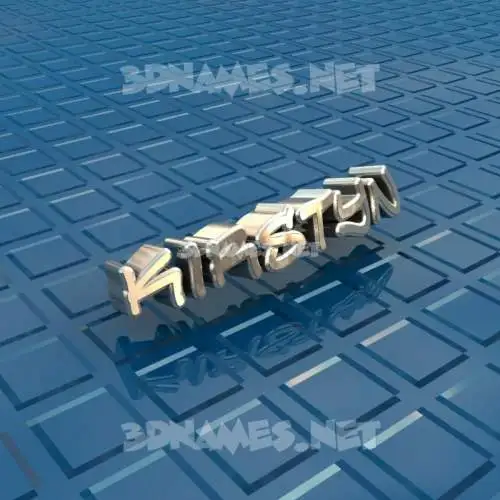 kirstyn in Blue Bling style - 3D name wallpaper kirstyn in Blue Bling style - 3D name wallpaper