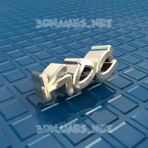 koc in Blue Bling style - 3D name wallpaper koc in Blue Bling style - 3D name wallpaper
