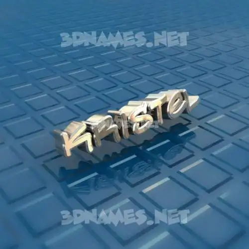 kristel in Blue Bling style - 3D name wallpaper