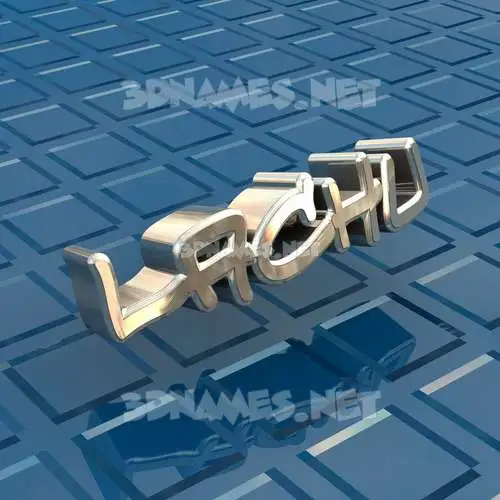 lachu in Blue Bling style - 3D name wallpaper