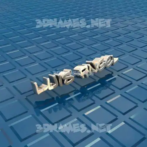 luis angel in Blue Bling style - 3D name wallpaper luis angel in Blue Bling style - 3D name wallpaper