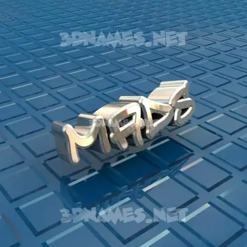 mads in Blue Bling style - 3D name wallpaper mads in Blue Bling style - 3D name wallpaper