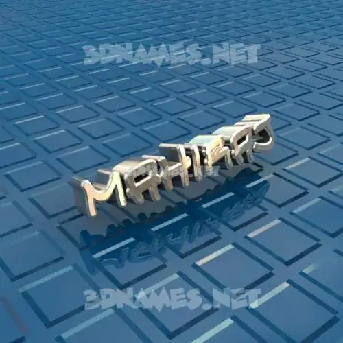 mahiraj in Blue Bling style - 3D name wallpaper