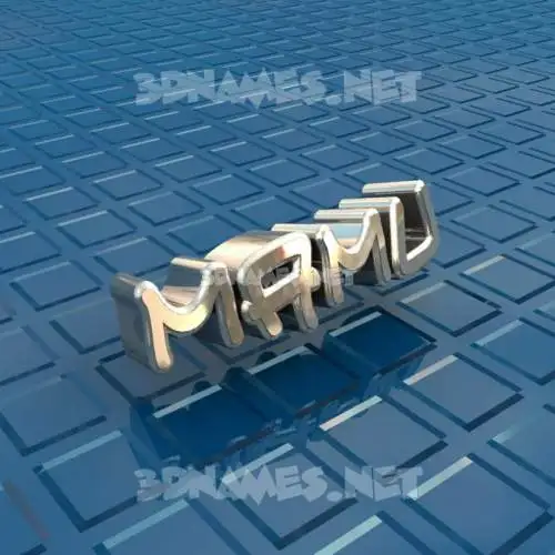 mamu in Blue Bling style - 3D name wallpaper mamu in Blue Bling style - 3D name wallpaper