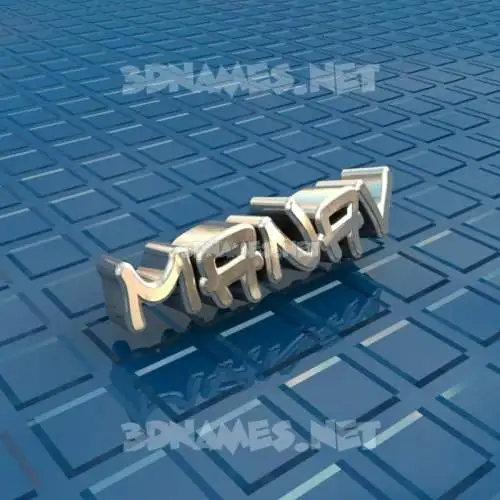 manav in Blue Bling style - 3D name wallpaper