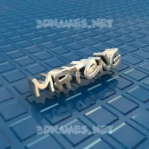 mateng in Blue Bling style - 3D name wallpaper