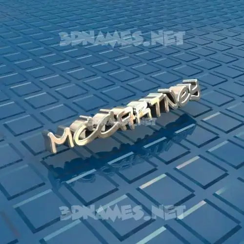 mccartney in Blue Bling style - 3D name wallpaper