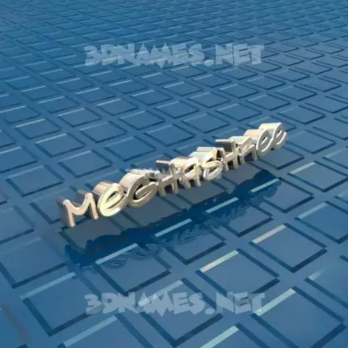 meghashree in Blue Bling style - 3D name wallpaper