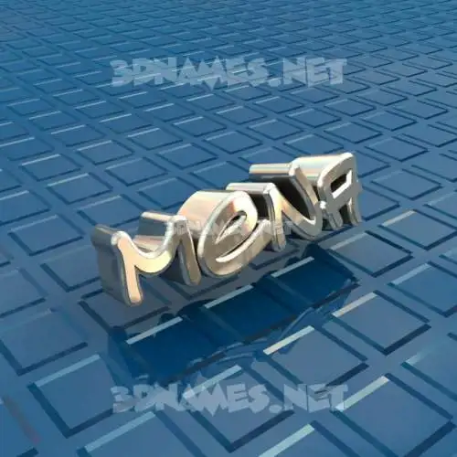 mena in Blue Bling style - 3D name wallpaper mena in Blue Bling style - 3D name wallpaper