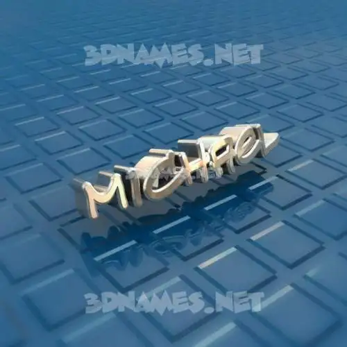 michael in Blue Bling style - 3D name wallpaper michael in Blue Bling style - 3D name wallpaper