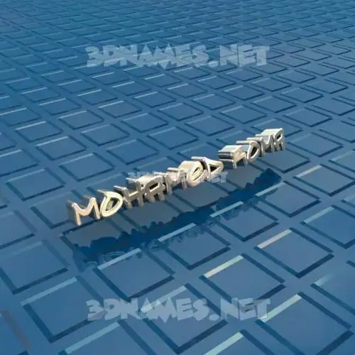 mohamed roma in Blue Bling style - 3D name wallpaper mohamed roma in Blue Bling style - 3D name wallpaper
