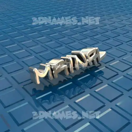 mrinal in Blue Bling style - 3D name wallpaper