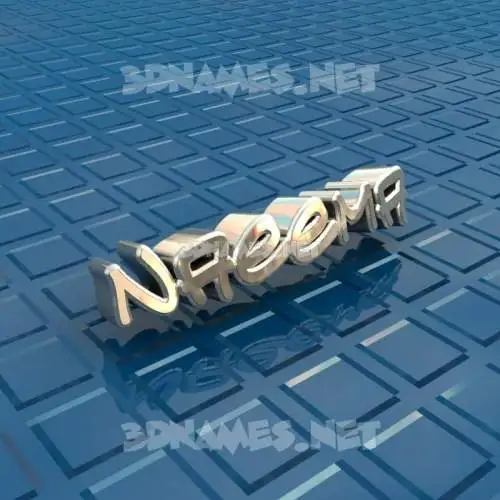 naeema in Blue Bling style - 3D name wallpaper naeema in Blue Bling style - 3D name wallpaper