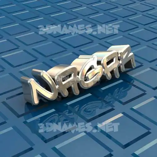 nagar in Blue Bling style - 3D name wallpaper