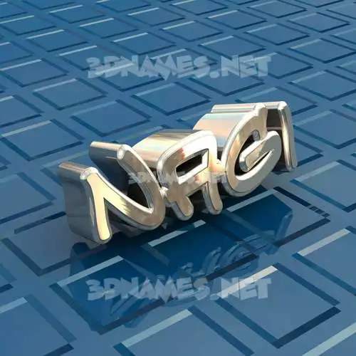 nagi in Blue Bling style - 3D name wallpaper
