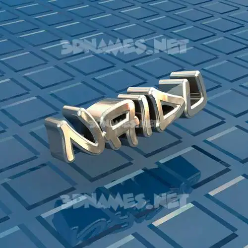 naidu in Blue Bling style - 3D name wallpaper