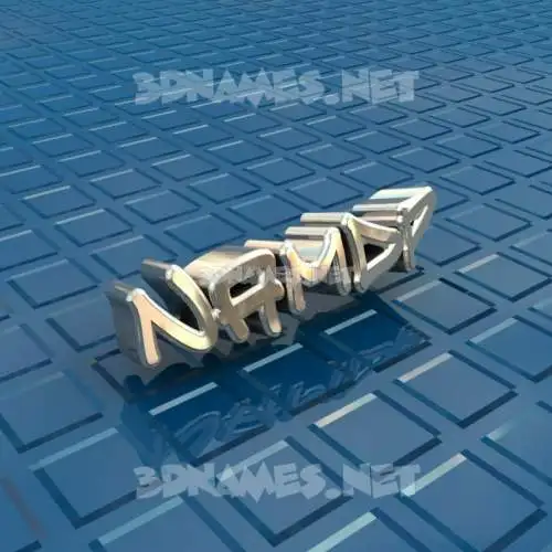 namdp in Blue Bling style - 3D name wallpaper