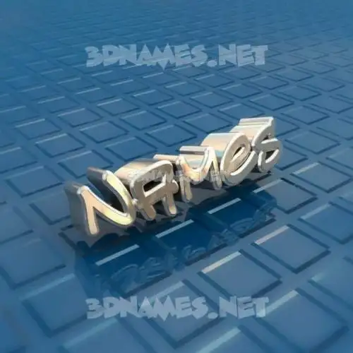 names in Blue Bling style - 3D name wallpaper