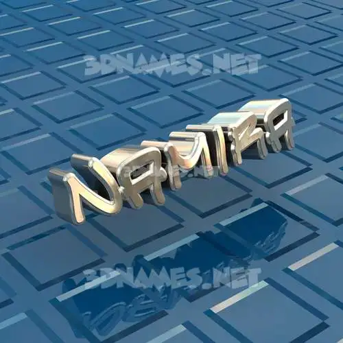 namira in Blue Bling style - 3D name wallpaper