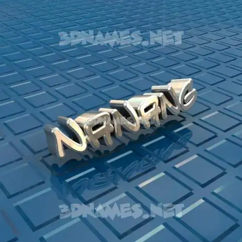 nanang in Blue Bling style - 3D name wallpaper