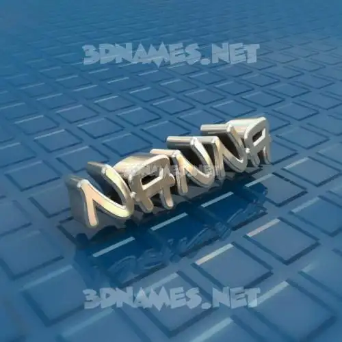 nanna in Blue Bling style - 3D name wallpaper nanna in Blue Bling style - 3D name wallpaper