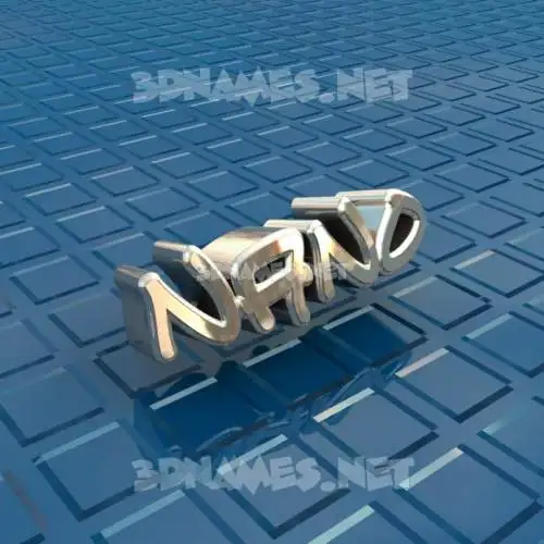 nano in Blue Bling style - 3D name wallpaper nano in Blue Bling style - 3D name wallpaper