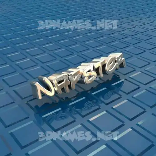 napster in Blue Bling style - 3D name wallpaper