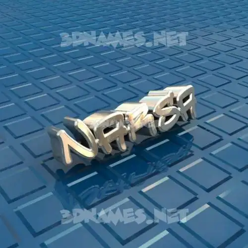 narsa in Blue Bling style - 3D name wallpaper