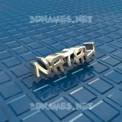 natali in Blue Bling style - 3D name wallpaper
