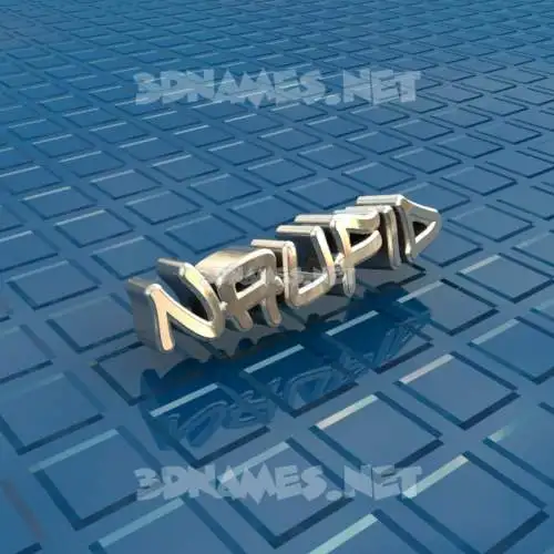 naufid in Blue Bling style - 3D name wallpaper naufid in Blue Bling style - 3D name wallpaper
