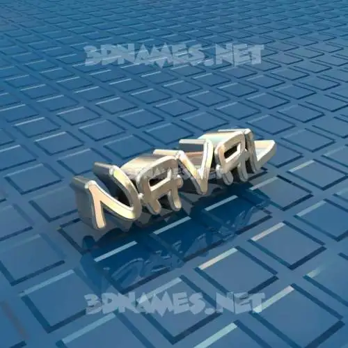 naval in Blue Bling style - 3D name wallpaper