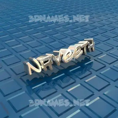 naveeth in Blue Bling style - 3D name wallpaper