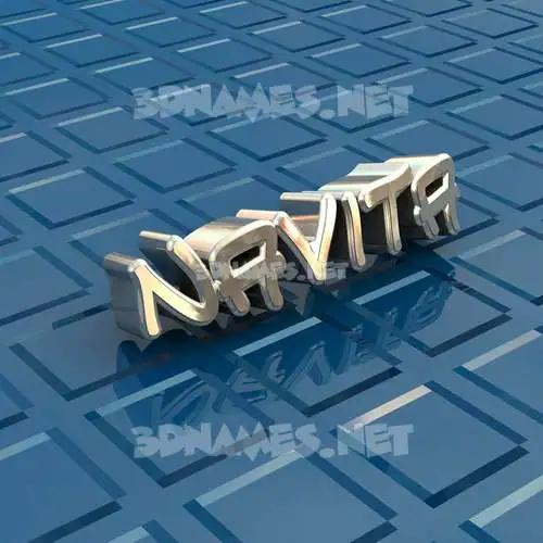 navita in Blue Bling style - 3D name wallpaper
