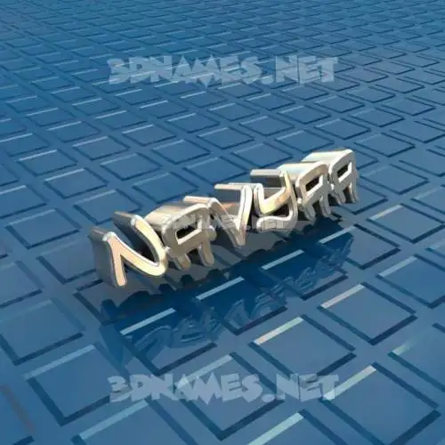 navyaa in Blue Bling style - 3D name wallpaper