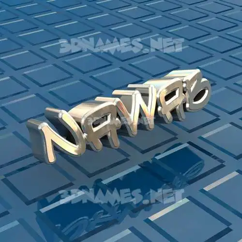 nawab in Blue Bling style - 3D name wallpaper nawab in Blue Bling style - 3D name wallpaper