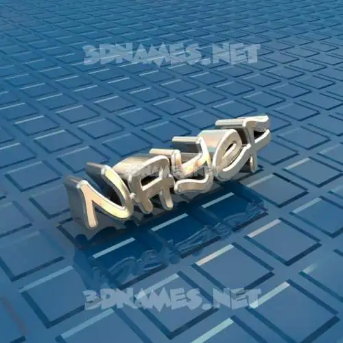 nayef in Blue Bling style - 3D name wallpaper