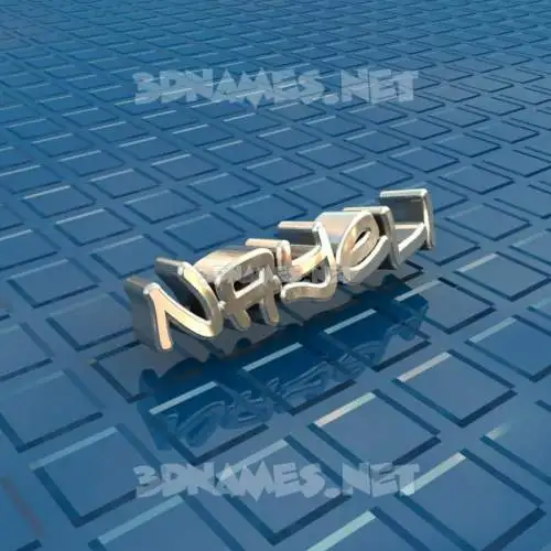 nayeli in Blue Bling style - 3D name wallpaper