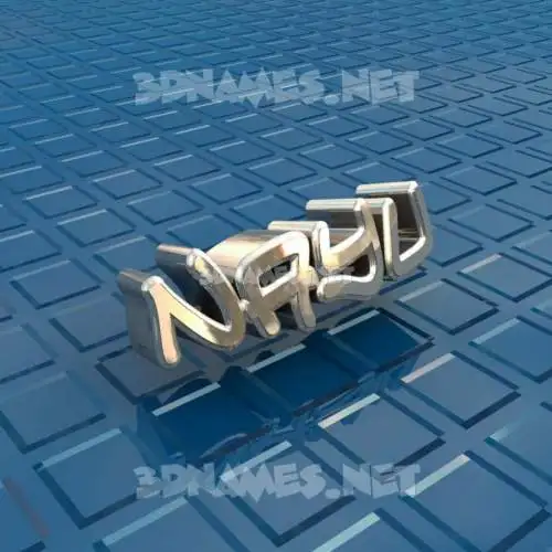 nayu in Blue Bling style - 3D name wallpaper nayu in Blue Bling style - 3D name wallpaper