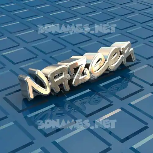 nazeer in Blue Bling style - 3D name wallpaper nazeer in Blue Bling style - 3D name wallpaper