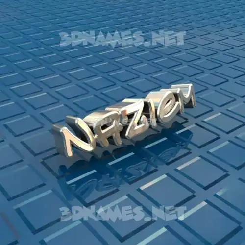naziem in Blue Bling style - 3D name wallpaper naziem in Blue Bling style - 3D name wallpaper