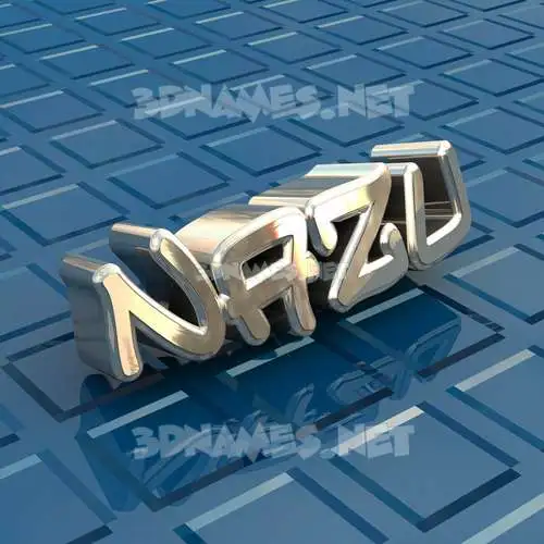 nazu in Blue Bling style - 3D name wallpaper nazu in Blue Bling style - 3D name wallpaper