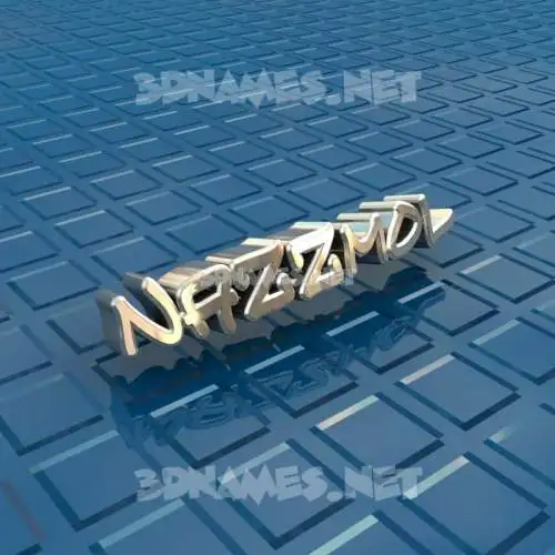 nazzmol in Blue Bling style - 3D name wallpaper nazzmol in Blue Bling style - 3D name wallpaper