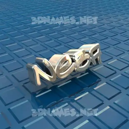 neba in Blue Bling style - 3D name wallpaper neba in Blue Bling style - 3D name wallpaper